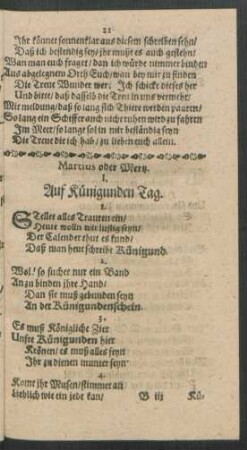 Martius oder Mertz.