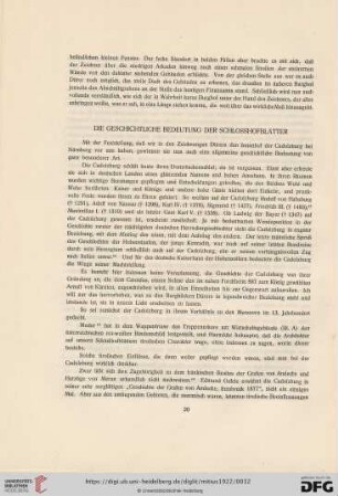 Die geschichtliche Bedeutung der Schlosshofblätter