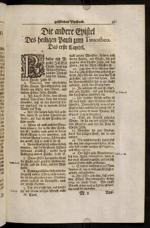 91-103, Das erste Capitel