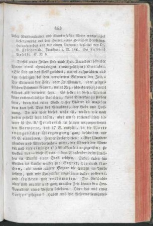463-477 "Ueber Wunderglauben und Wundersucht" von G. Friederich