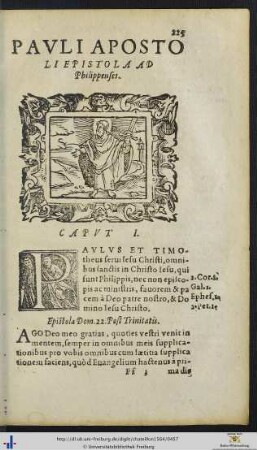 PAULI APOSTOLI EPISTOLA AD Philippenses