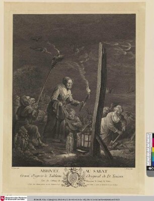 ARRIVÉE AU SABAT [Ankunft zum Hexensabbat; Hexentanz]