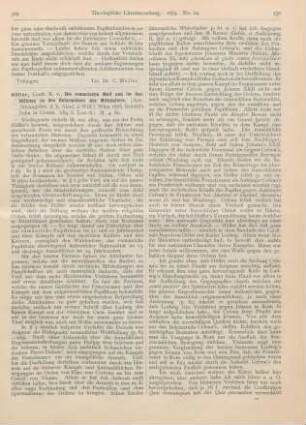 329-331 [Rezension] Höfler, Const. R. v., Die romanische Welt und ihr Verhältniss zu den Reformideen des Mittelalters