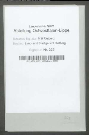 Erblasser: Bartscher, Philipp: Testament