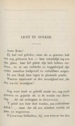 Licht en donker