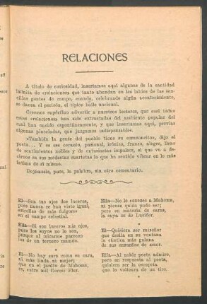 Relaciones