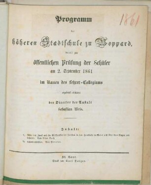Ueber den Zweck und die Wirksamkeit der Insekten in dem Haushalte der Natur und über ihren Nutzen und Schaden
