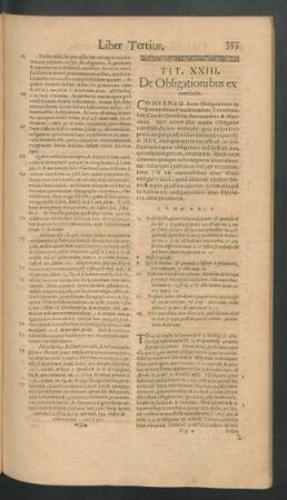 Tit. XXIII. De Obligationibus ex consensu.