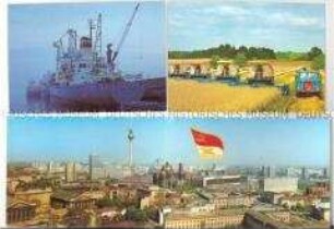 Postkartenmappe für Delegierte des 10. Parteitages der SED