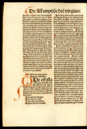 De assumptione virginis gloriose Sermo .LXXIII.