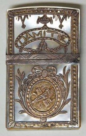 Etui mit Schreibtafeln und Bleistift