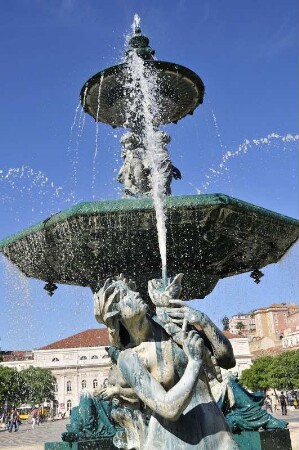 Lissabon - Brunnenfigur