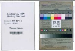 Entnazifizierung Maria Wagner , geb. 06.02.1891 ()