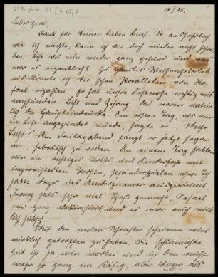 Brief von Edith Rosenzweig an Margrit Rosenstock-Huessy