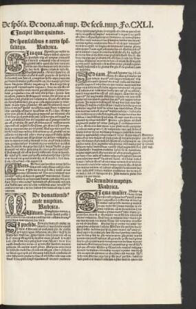 Incipit liber quintus.