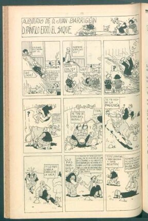Aventuras de don Juan Barrigón : Don Pánfilo erró el saque