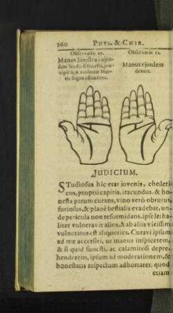 Observatio 10. Manus Sinistra cujusdam Studiosi funesta, praecipitis, & violentae ... [u. a.]