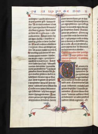 Prologus in Prv (Schluss fehlt)