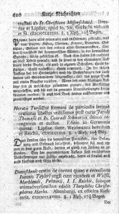Oratio de corona.