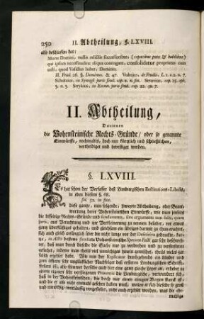 250-260, II. Abtheilung § LXVIII