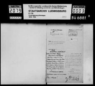 Schuldenwesen der Teilgemeinde Stocken, Gemeindebezirk Rindelbach