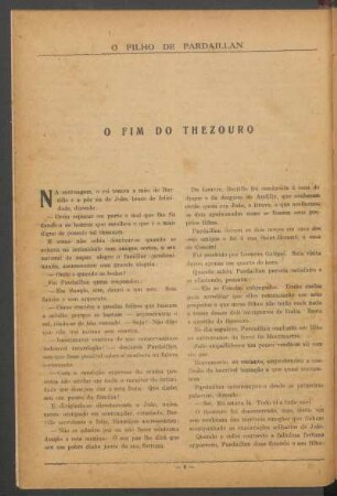 O fim do thezouro