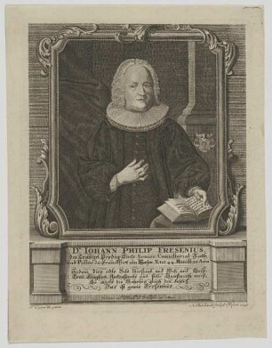 Bildnis des Iohann Philip Fresenius
