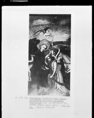 Szene aus der Legende des heiligen Egidius