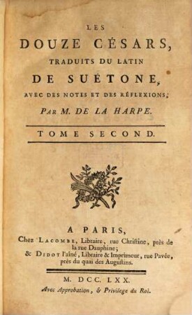 Les Douze Césars, 2
