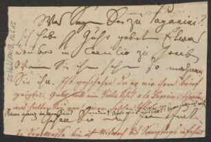 Brief an B. Schott's Söhne