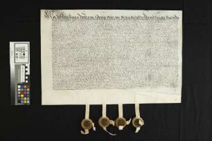 Kriegsheim: Tausch, Anna v. Rodenstein geb. v. Oberstein, Engelharden v. Rodenstein Witwe vor sich selbsten als usufructuaria und dann Andrees v. ...