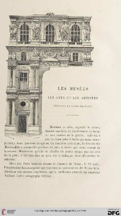 2. Pér. 4.1870: Les musées, [1], Les arts et les artistes pendant le siége de Paris