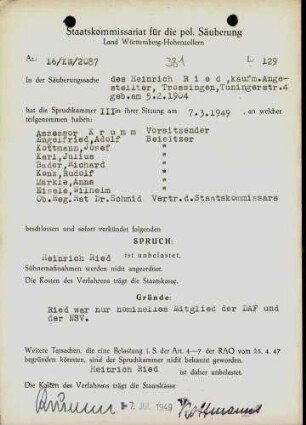 Ried, Heinrich
