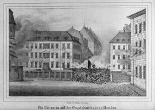 Die Turnerin auf der Engelsbarrikade zu Dresden (Dresdner Maiaufstand 1849)