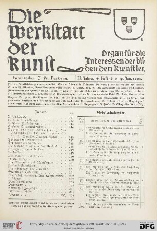 Inhalt / Arbeitskalender / Geplante Ausstellungen / Eröffnete Ausstellungen / Laufende Preisausschreiben