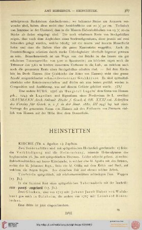 ⟦Heinstetten⟧