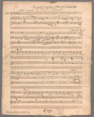 "Catharina Cornaro Königin von Cypern - Excerpts; Arr; V (X), pf; op. 71/15". - BSB Mus.Schott.Ha 6829-4