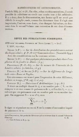 Revue des publications périodiques.