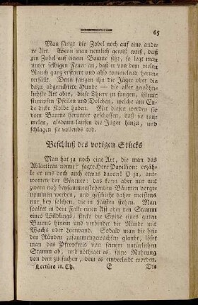 Beschluß des vorigen Stücks