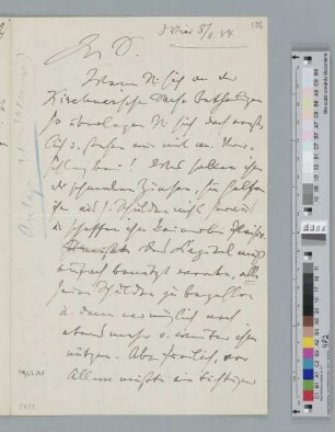 Brief an Fritz Simrock