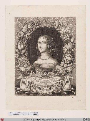 Bildnis Anna Sophia, Kurfürstin von Sachsen, geb. Prinzessin von Dänemark