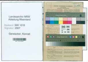 Entnazifizierung Konrad Gerstacker , geb. 03.01.1895 (Arbeiter)