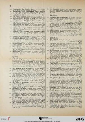 Möbel (Nr. 360-371)