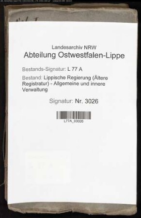 Anstellung der Archivare, Bd. 1
