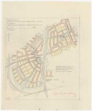 Planung für Plowdiw: Westliche Erweiterung (Variante), Zonenplan 1:5000