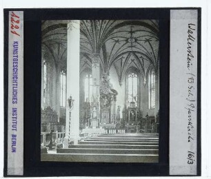 Wallerstein, Pfarrkirche St. Alban : Innenansicht, Blick nach O