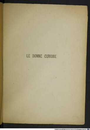 Le donne curiose