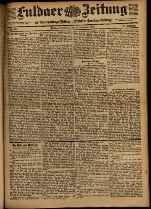 Ausgabe vom Donnerstag, den 23. November 1899.