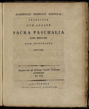 12: Anecdotorum ad historiam Concilii Tridentini pertinentium. Nr. XII