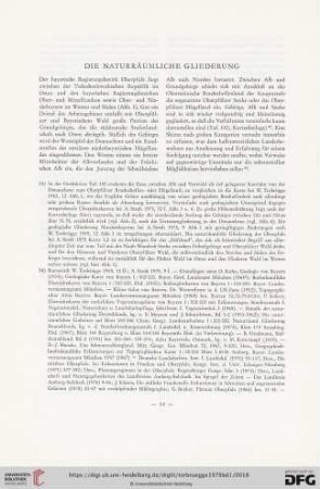 Die naturräumliche Gliederung